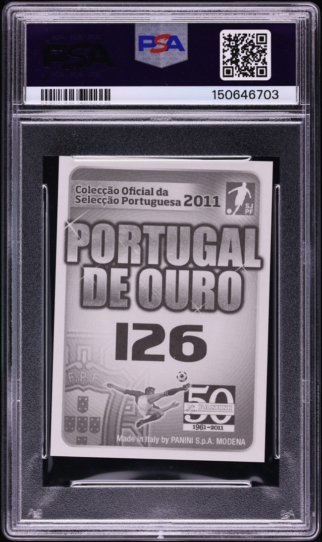 2011 Panini Portugal De Ouro Cristiano Ronaldo #126 PSA 10 GEM MINT