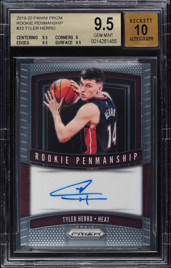 2019 Panini Prizm Tyler Herro ROOKIE RC #259 PSA 10 GEM MINT