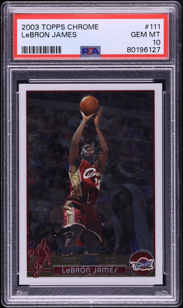 その他 PSA 10  Lebron  james 2003 Topps Chrome LeBron James ROOKIE #111 PSA 10 GEM MINT