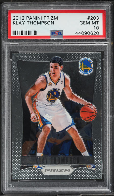 2012 Panini Threads Klay Thompson ROOKIE AUTO #159 BGS 9.5 GEM