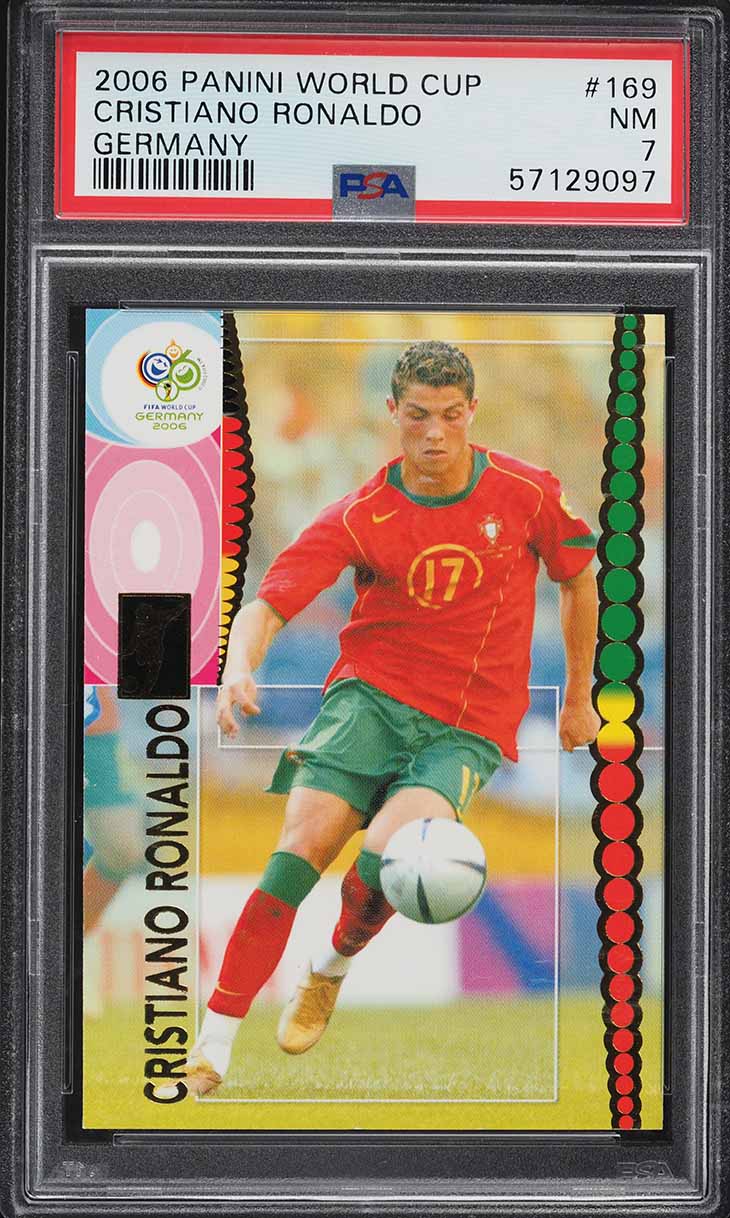 PANINI 2006 world cup クリスティアーノ・ロナウド 2006 Panini World Cup Germany Cristiano Ronaldo #169 PSA 10 GEM