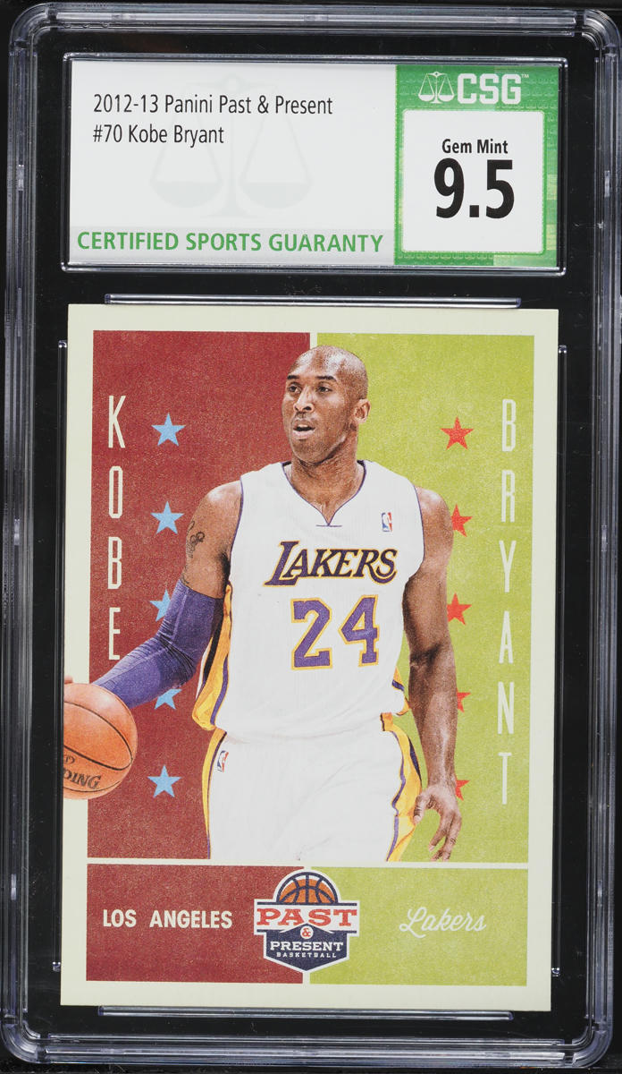 2012 Panini Past & Present Kobe Bryant #70 CSG 10 GEM MINT