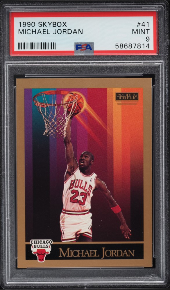 1990 Skybox Basketball Michael Jordan #41 PSA 9 MINT