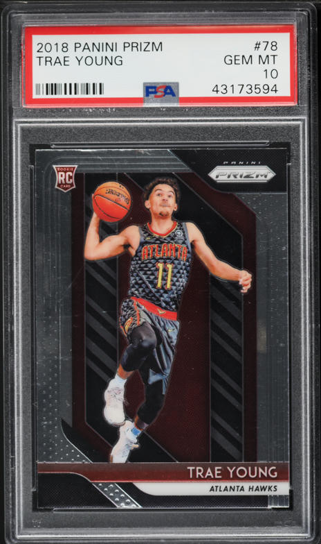 その他 PSA 10 Trae Young Prizm RC Ruby Wave 2018-19 Prizm #78 Trae