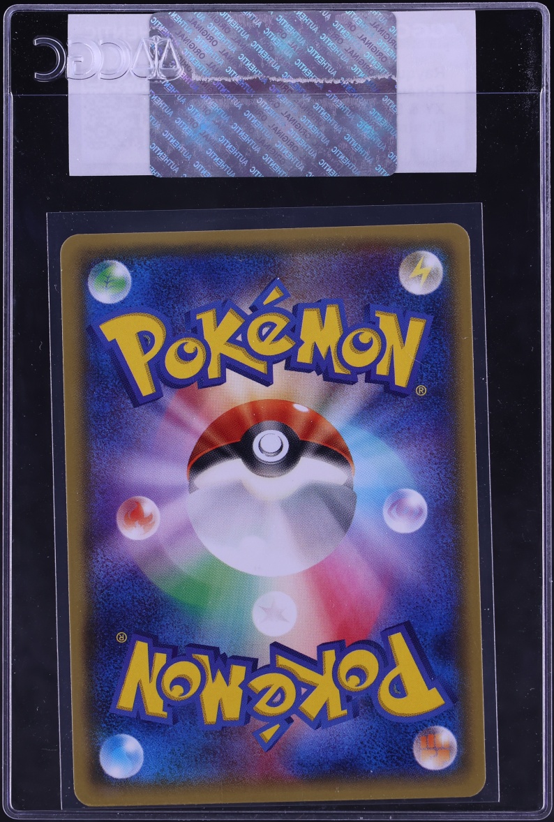 2014 Pokemon Japanese XY Promo Illustration Collection Rayquaza #100 CGC AUTH