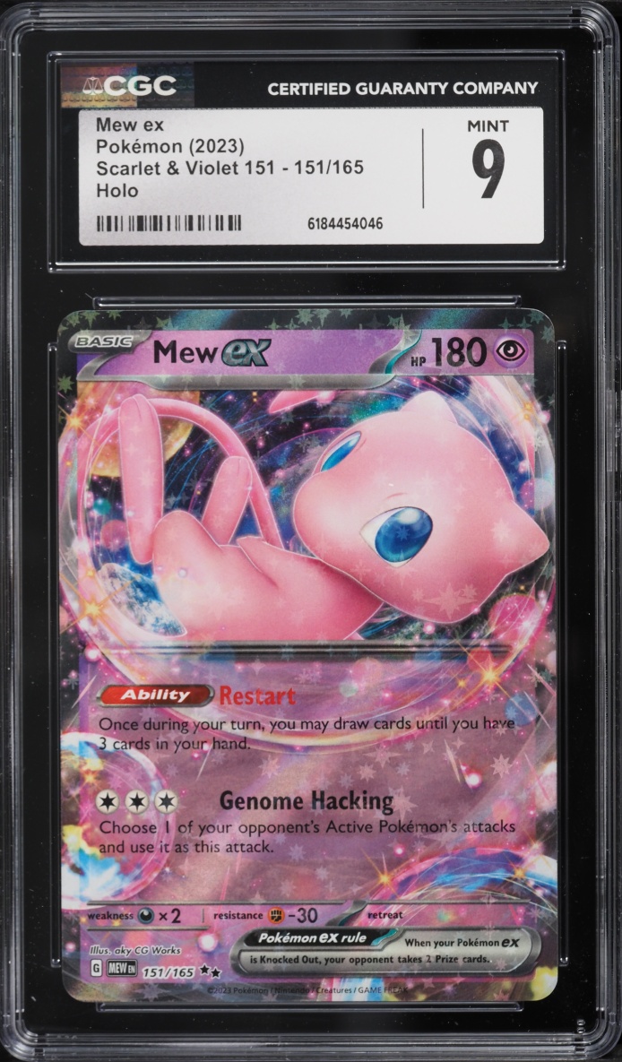 2023 Pokemon Japanese Scarlet & Violet 151 Holo Mew Ex #151 CGC 9 MINT
