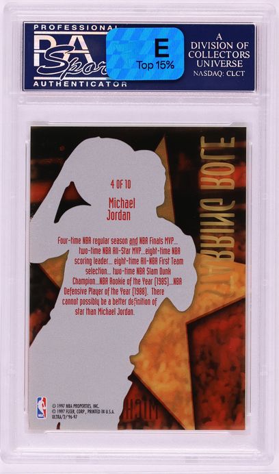 1996 Ultra Starring Role Michael Jordan #4 PSA 10 GEM MINT