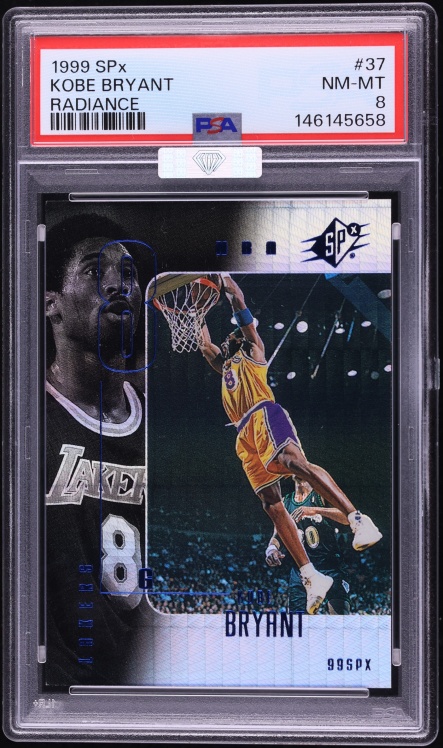 1999 SPx Radiance Kobe Bryant /100 #37 MBA PSA 8 NM-MT