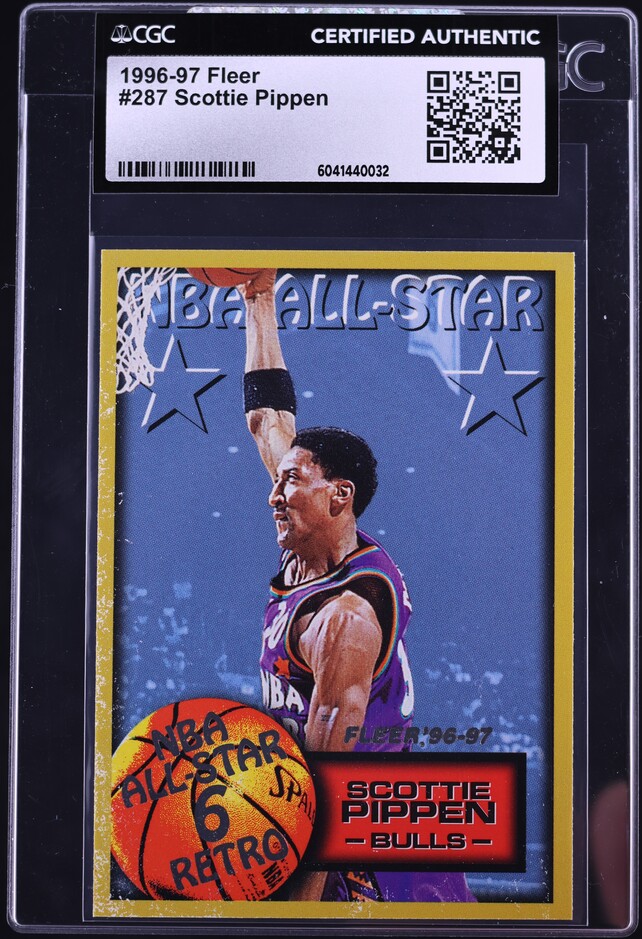 1997 SPx Sky Scottie Pippen #7 PSA 9 MINT on Fanatics Collect