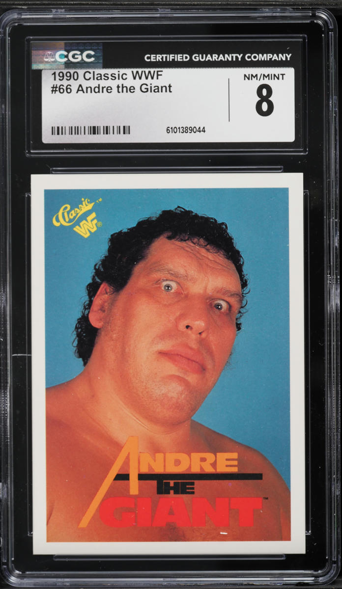 1990 Classic WWF Andre The Giant #66 CGC 8 NM-MT