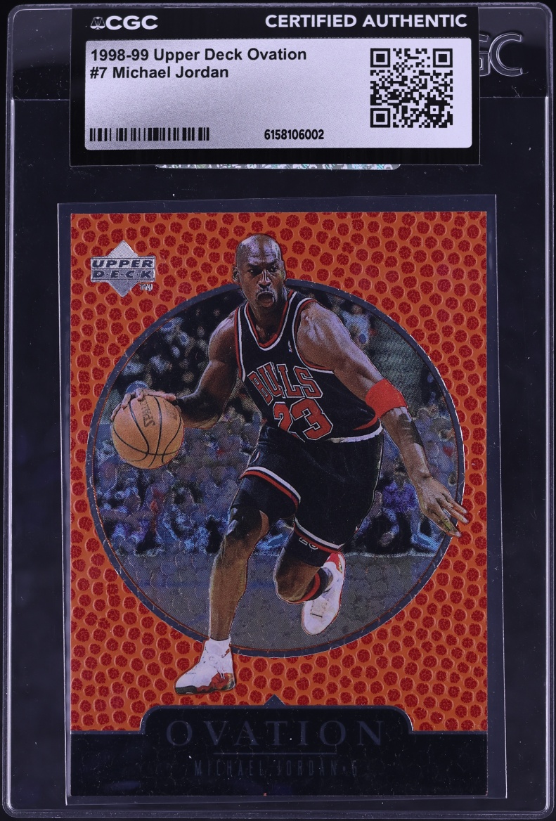 1998 Upper Deck Ovation Michael Jordan #7 CGC AUTH