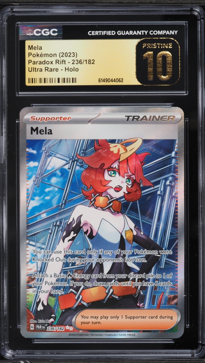 2023 Pokemon Scarlet & Violet Paradox Rift Full Art Mela #236 CGC 10 PRISTINE