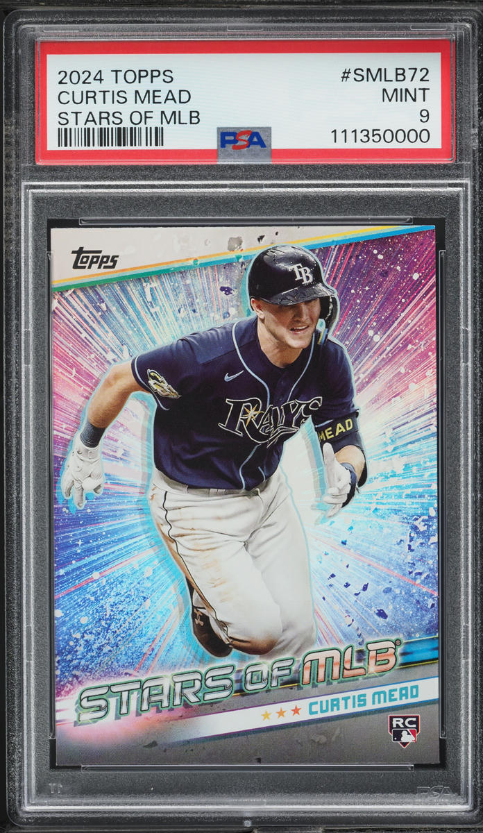 2024 Topps Stars Of MLB Update Curtis Mead ROOKIE #SMLB72 PSA 9 MINT