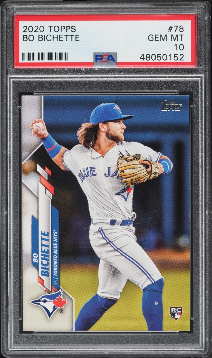 2020 Topps Bo Bichette ROOKIE #78 PSA 10 GEM MINT
