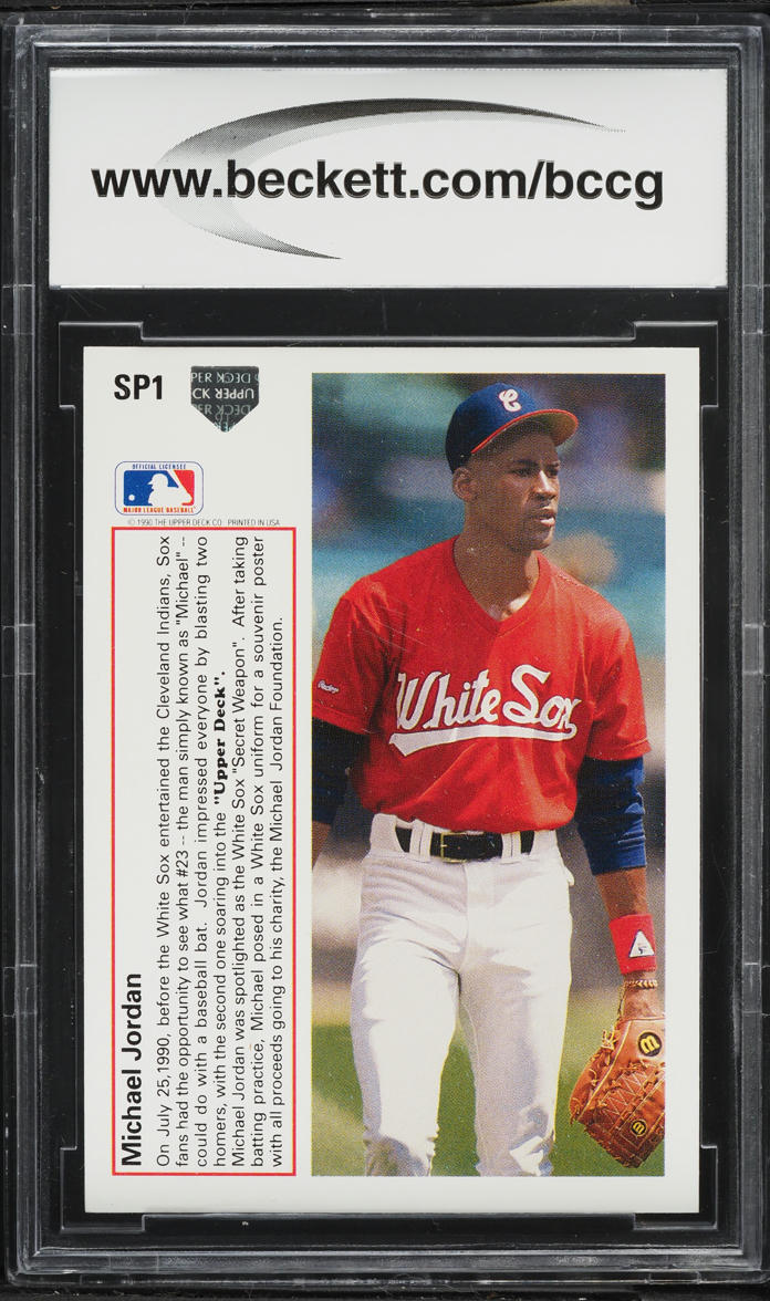1991 Upper Deck Michael Jordan ROOKIE #SP1 BCCG 9