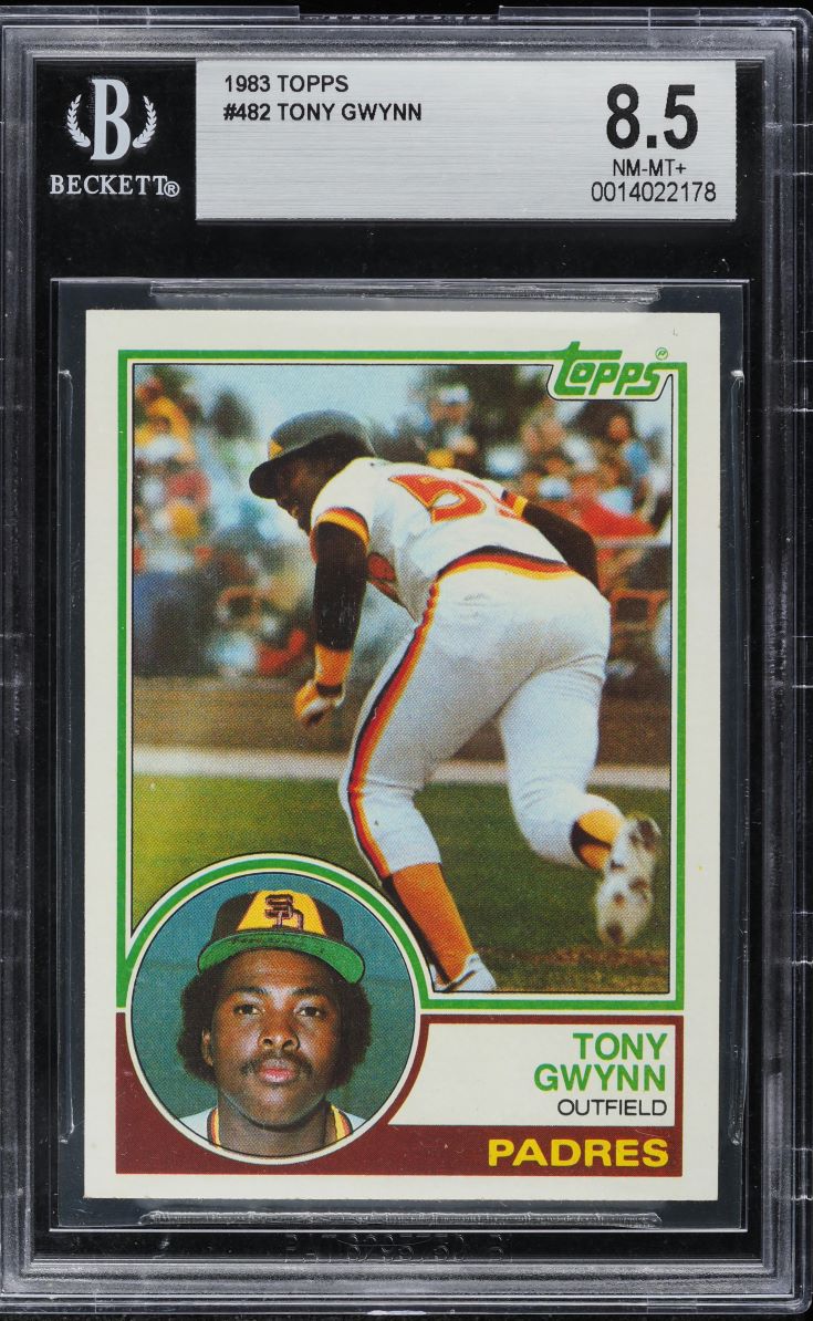 1983 Topps Tony Gwynn ROOKIE #482 BGS 8.5 NM-MT+