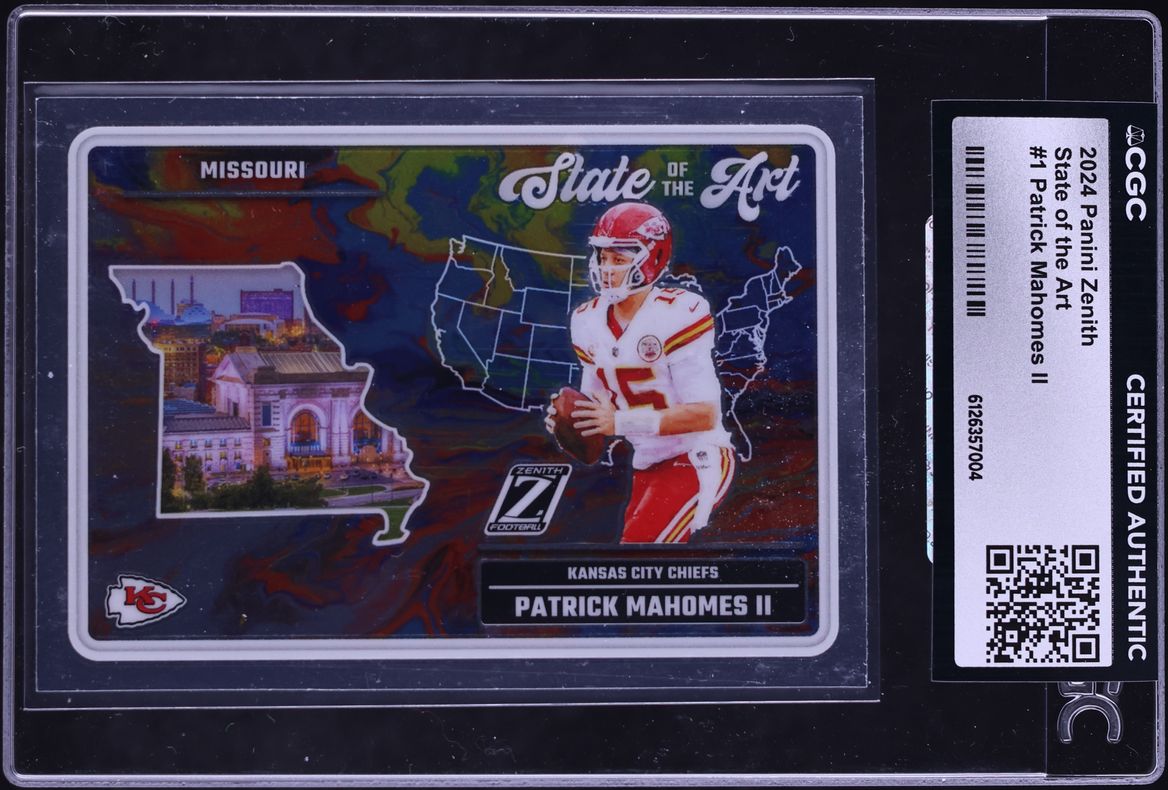 2024 Panini Zenith State Of The Art Patrick Mahomes II #1 CGC AUTH