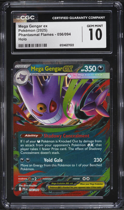 2025 Pokemon Japanese Mega Ex Starter Set Holo Mega Gengar EX #3