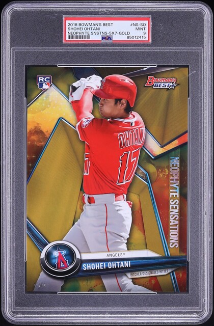 2018 Bowman Bowman's Best 1998 Best Performers #98BP-SO Shohei