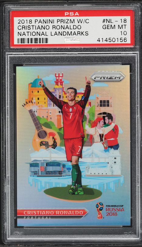 2018 Panini Prizm World Cup National Landmarks Mojo Cristiano