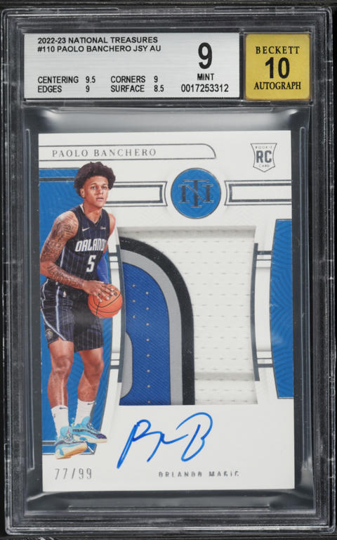 2022 Panini Impeccable Stainless Stars Purple Paolo Banchero RC