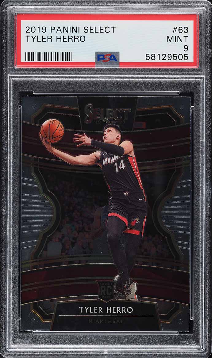 2019 Select Concourse Tyler Herro ROOKIE #63 PSA 9 MINT