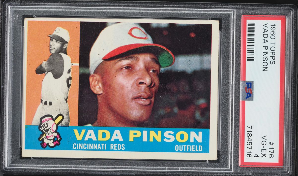 1960 Topps Vada Pinson #176 PSA 4 VGEX