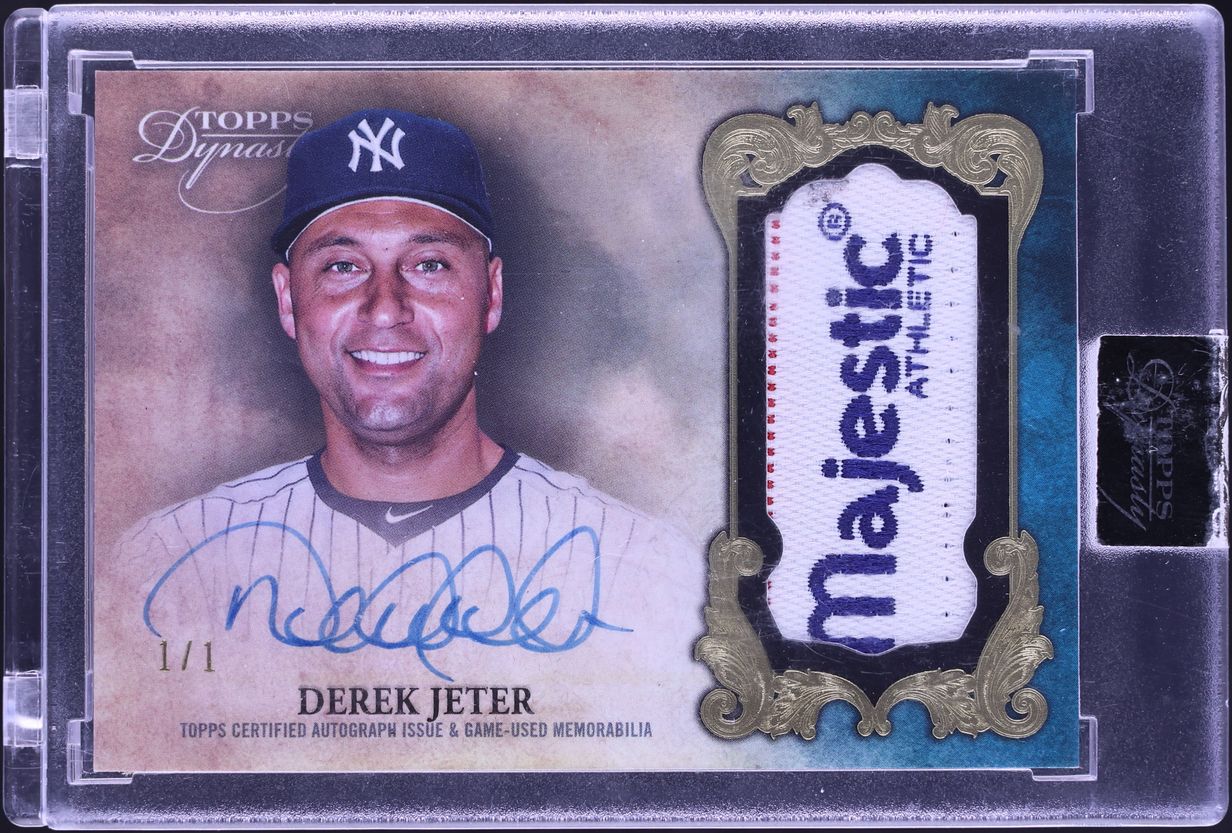 2021 Topps Dynasty Gold Derek Jeter TAG PATCH AUTO 1/1 #DAP-DJ1