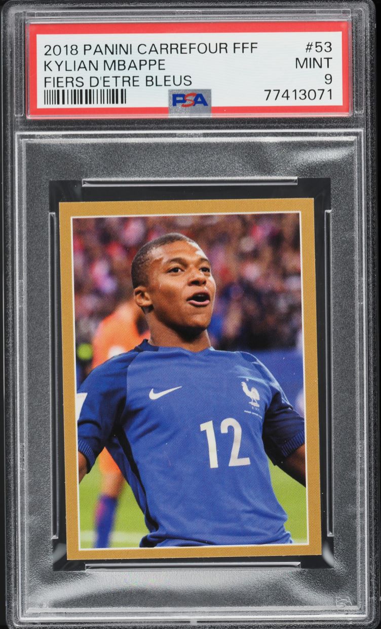 2018 Panini Prizm World Cup Red Mosaic Kylian Mbappe ROOKIE #80