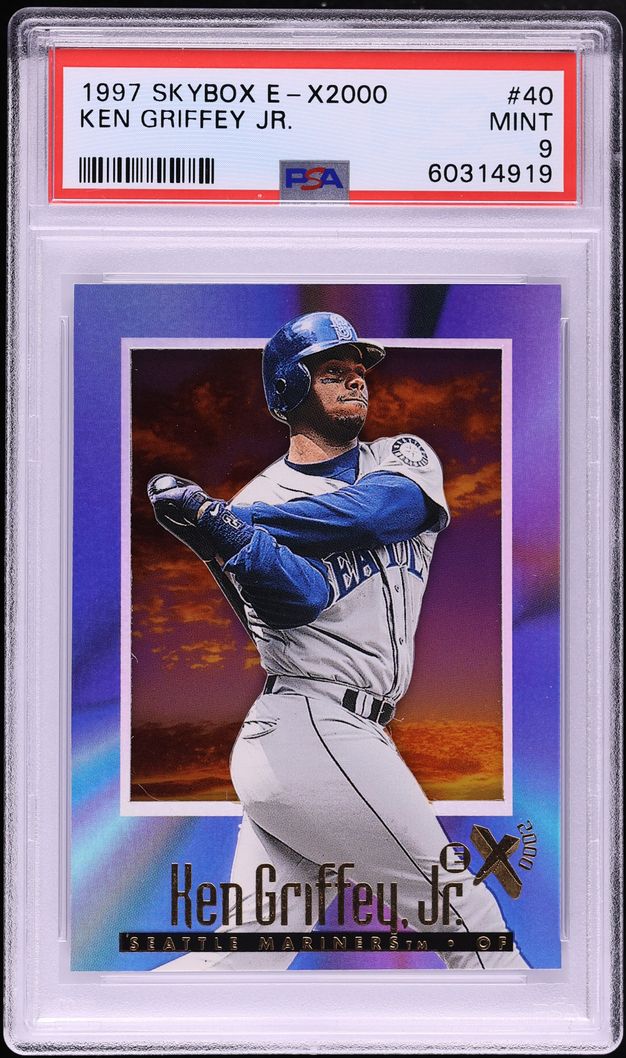 1997 Skybox E-X2000 Ken Griffey Jr. #40 PSA 9 MINT - Photo 1