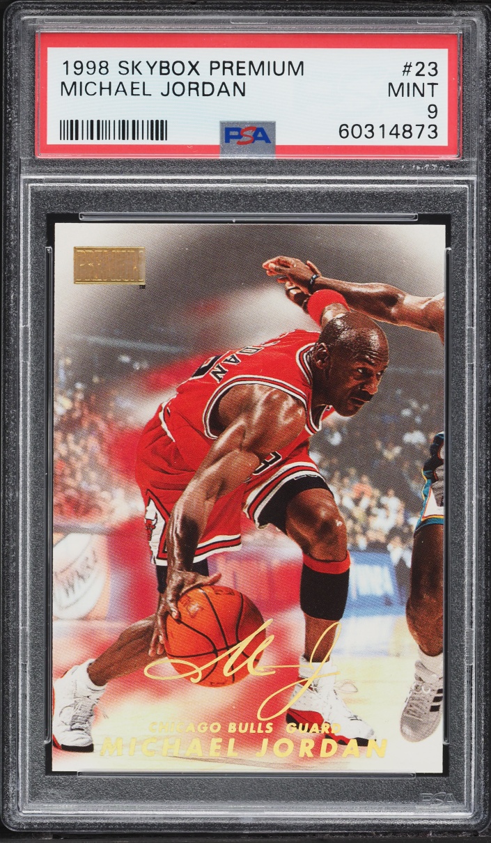 1998 Skybox Premium Michael Jordan #23 PSA 9 MINT - Photo 1