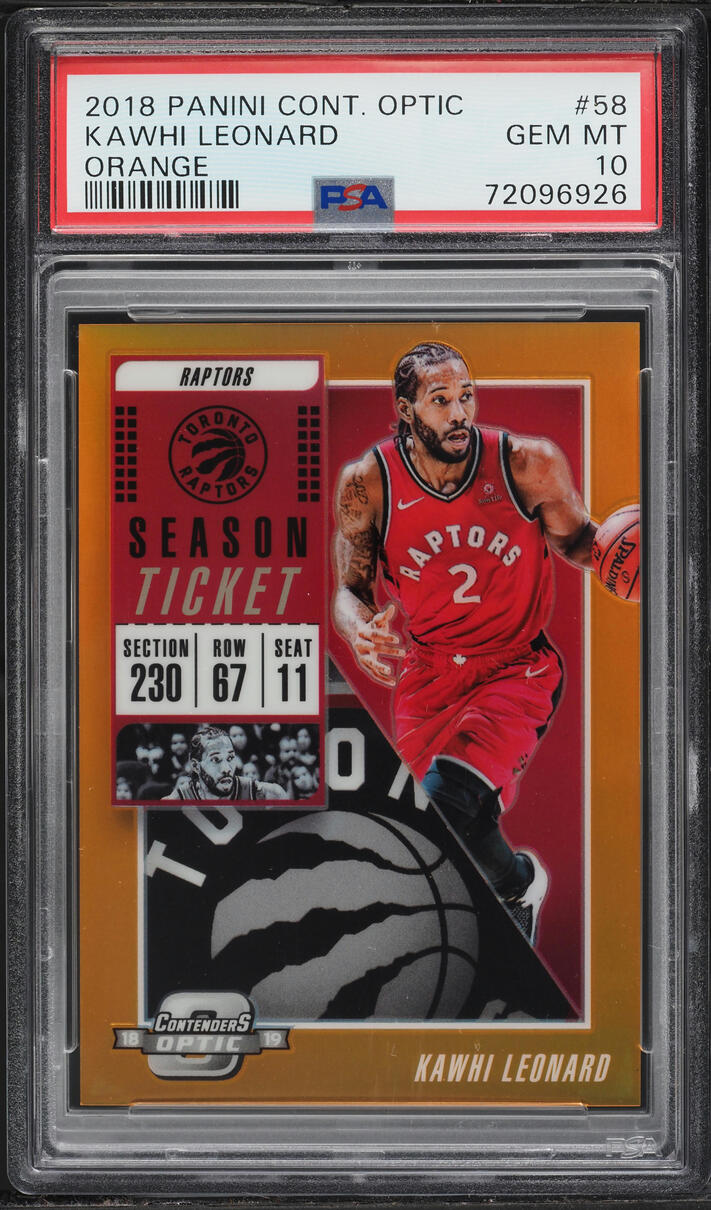 Panini Kawhi Leonard 直筆サイン 2013-14 Panini Titanium New Wave Signatures Kawhi Leonard #14 Auto