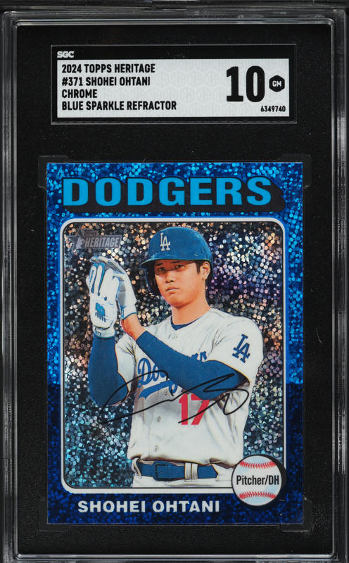 2019 Topps Heritage Black Border Shohei Ohtani #430 PSA 8 NM