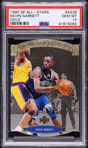 1995 Classic Phone Card Kevin Garnett ROOKIE PSA 9 MINT on