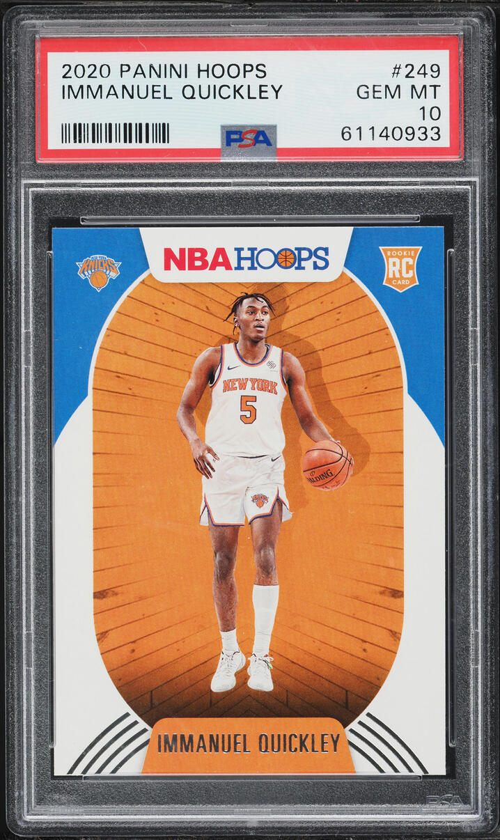 2020 Hoops Immanuel Quickley ROOKIE #249 PSA 10 GEM MINT