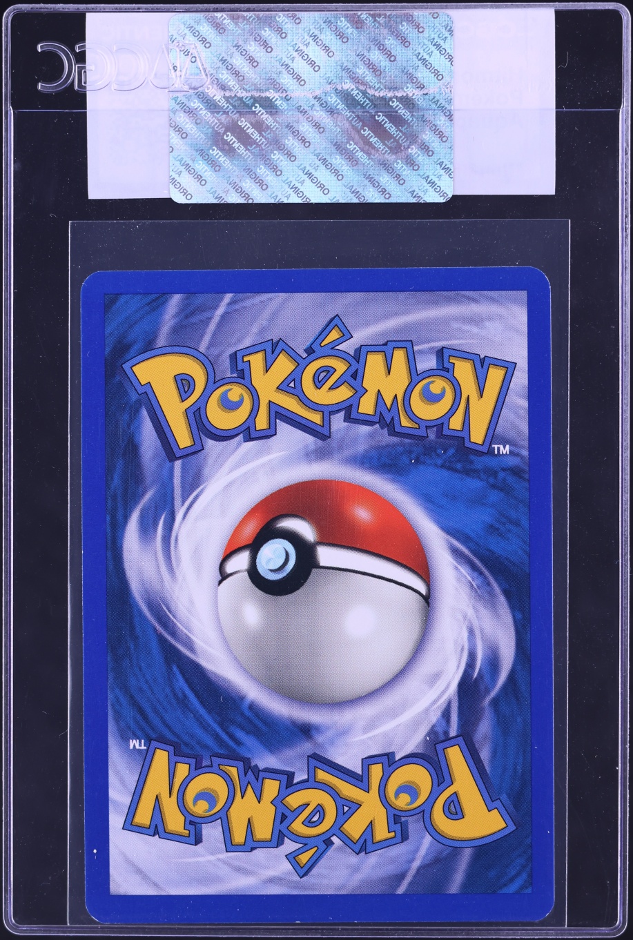2003 Pokemon Aquapolis Hitmontop #82 CGC AUTH