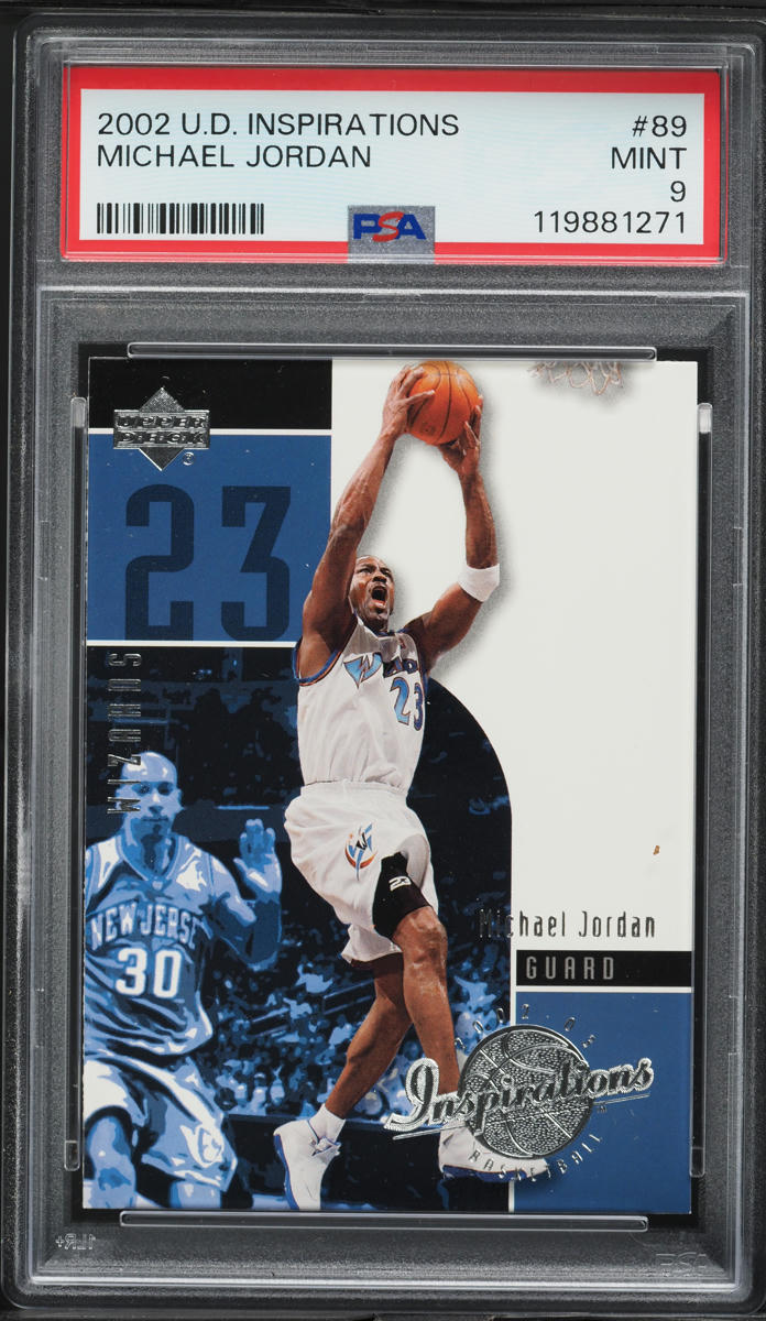 2002 Upper Deck Inspirations Michael Jordan #89 PSA 9 MINT