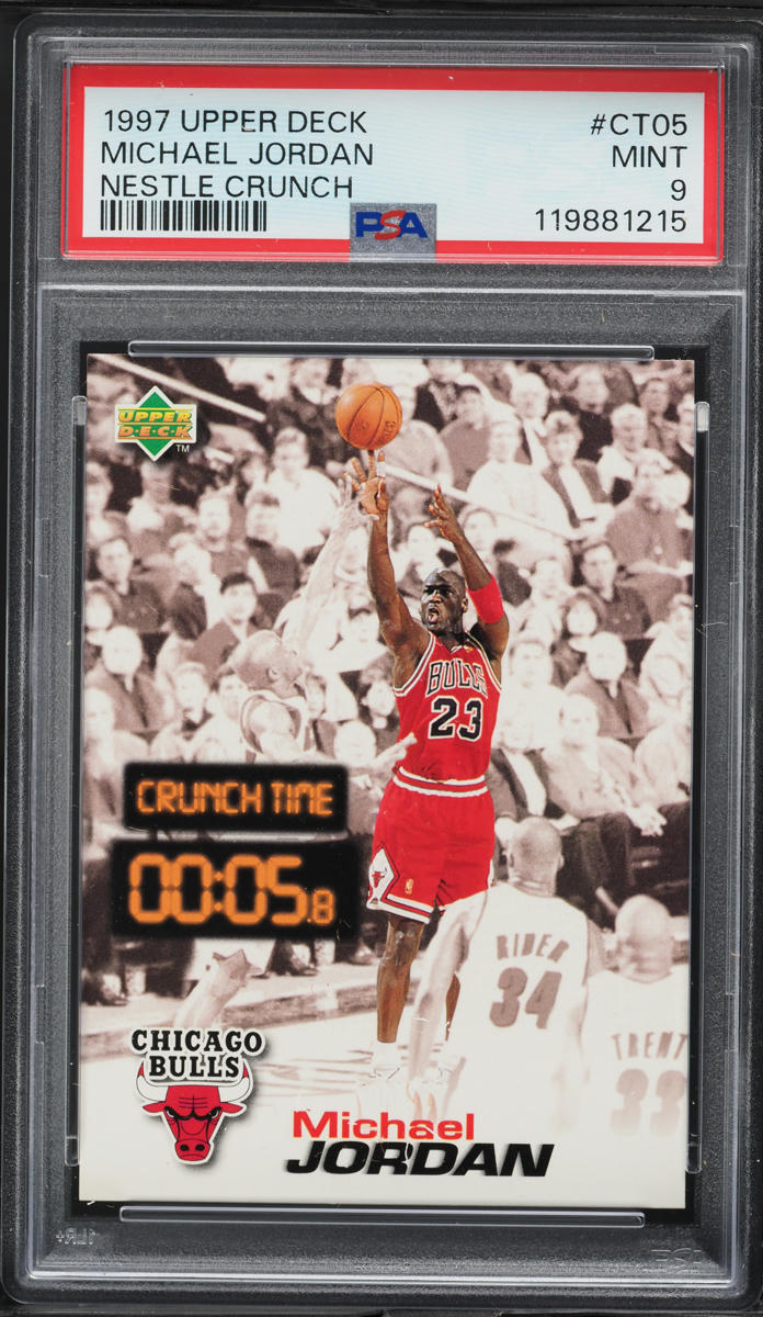 1997 Upper Deck Nestle Crunch Michael Jordan #CT05 PSA 9 MINT