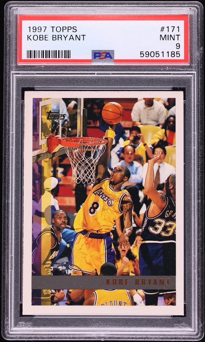 1997 Topps Basketball Kobe Bryant #171 PSA 9 MINT