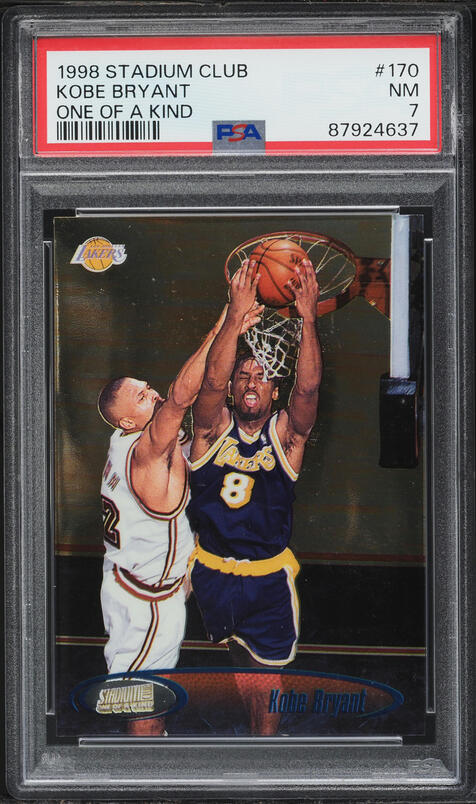 1998 Fleer Electrifying Kobe Bryant #1 PSA 9 MINT on Fanatics Collect
