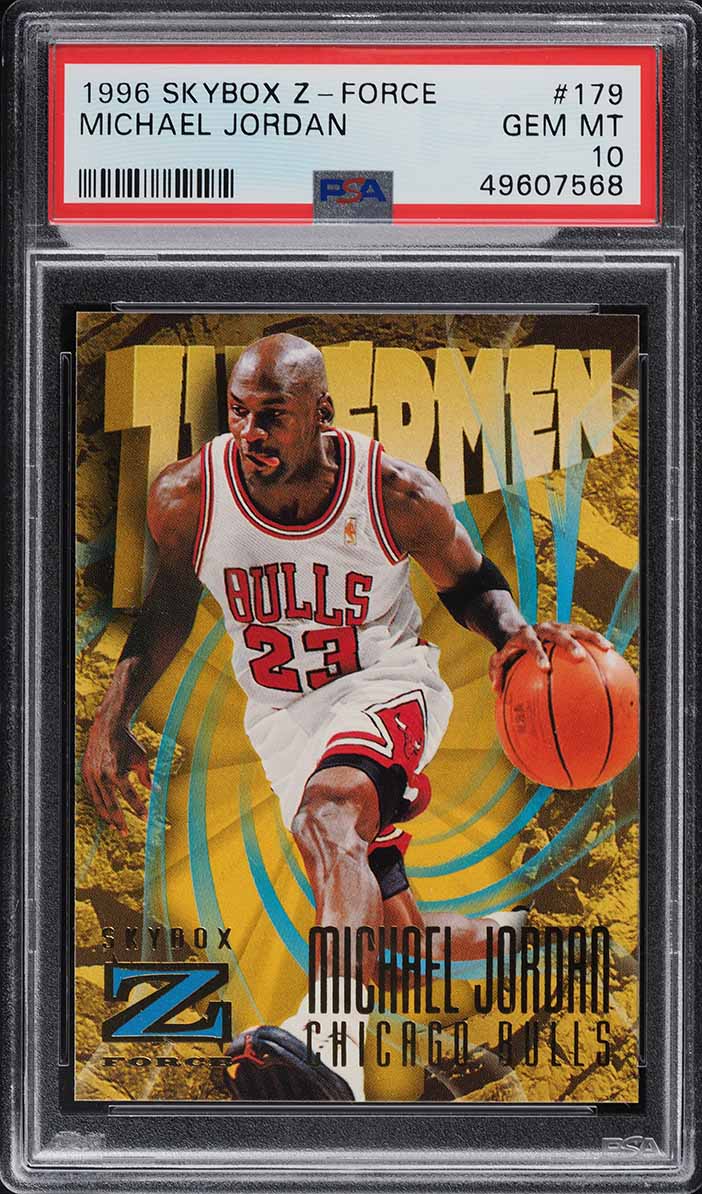 1996 Skybox Z-Force Michael Jordan #179 PSA 10 GEM MINT
