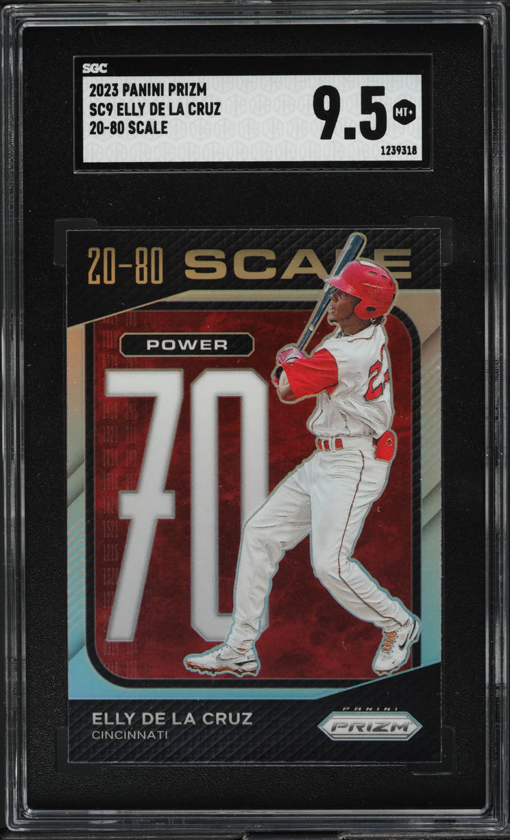 2023 Panini Prizm 20-80 Scale Elly De La Cruz PROSPECT #SC9 SGC 9.5 MINT+
