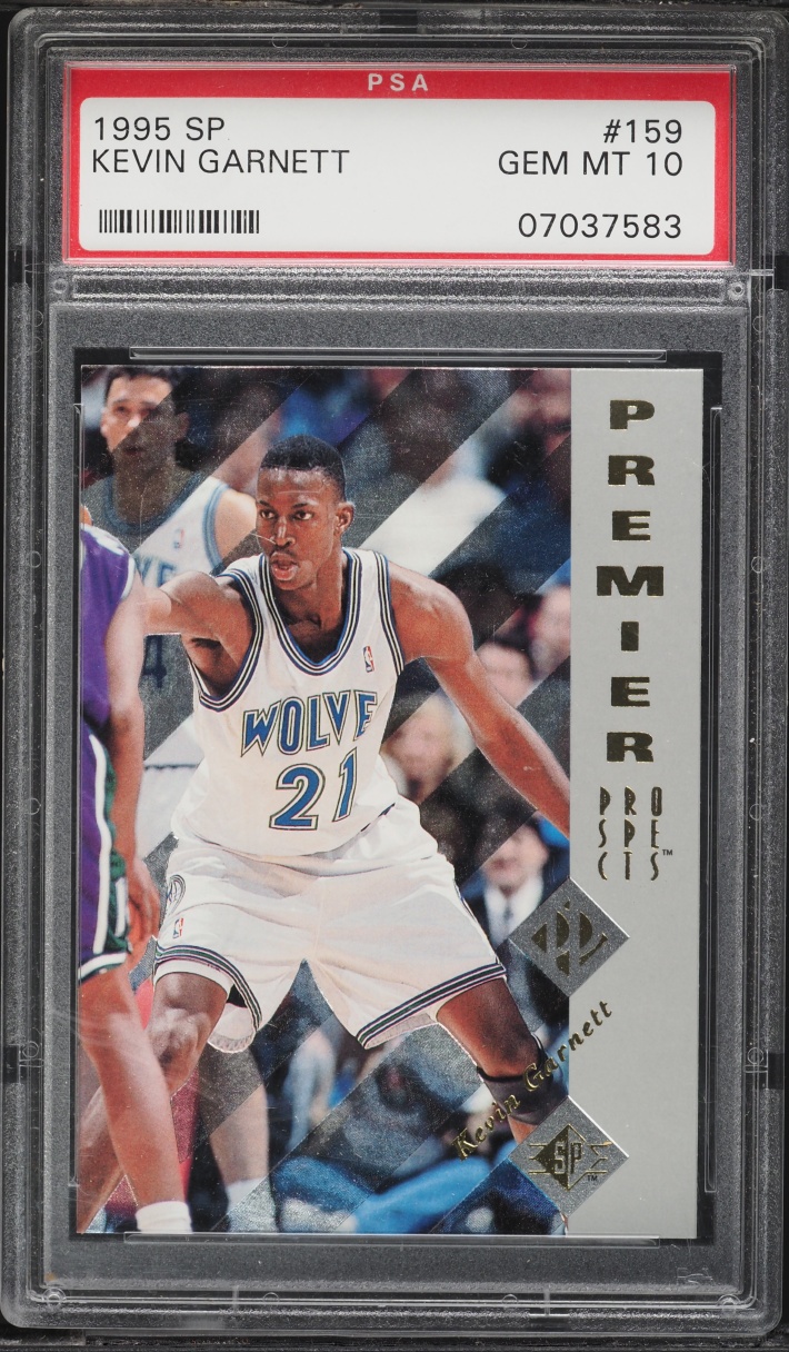 1995 SP Basketball Kevin Garnett ROOKIE #159 PSA 10 GEM MINT