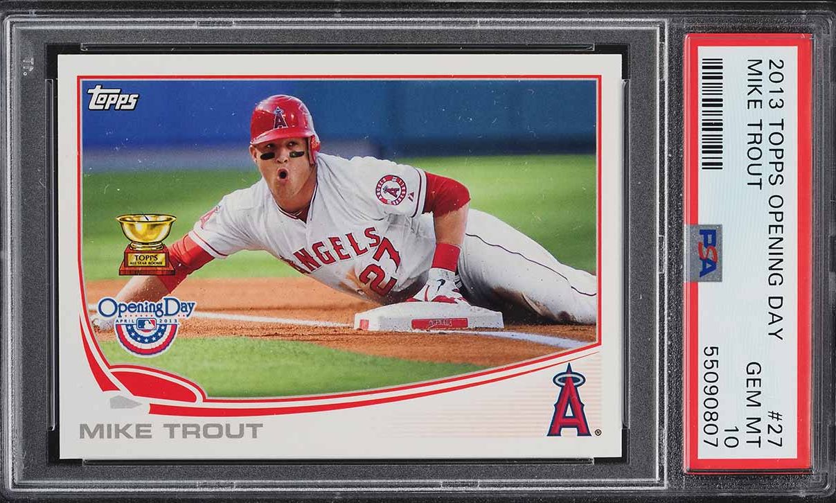 2013 Topps Opening Day Mike Trout #27 PSA 10 GEM MINT