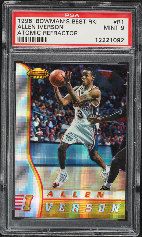 1996 Bowman's Best Atomic Refractor Kobe Bryant ROOKIE #R23 BGS