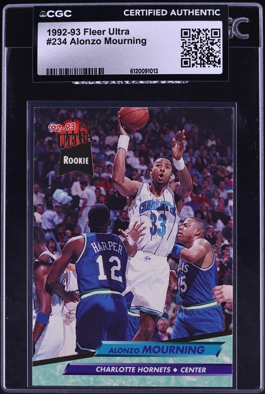 1992 Hoops Alonzo Mourning ROOKIE #361 PSA 9 MINT on Fanatics Collect
