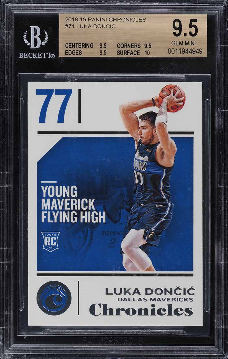 2018 Panini Prizm Luka Doncic ROOKIE #280 BGS 9.5 GEM MINT