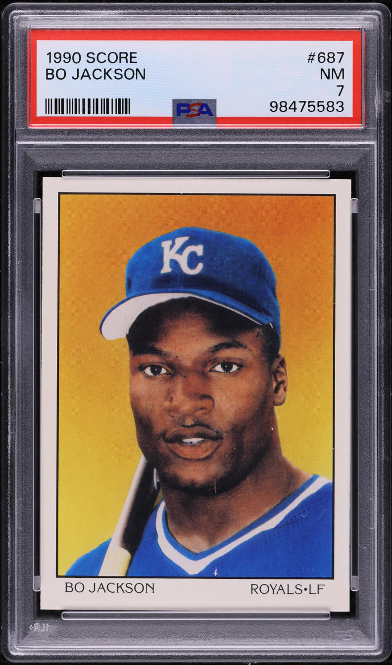 1990 Score Bo Jackson #687 PSA 7 NRMT