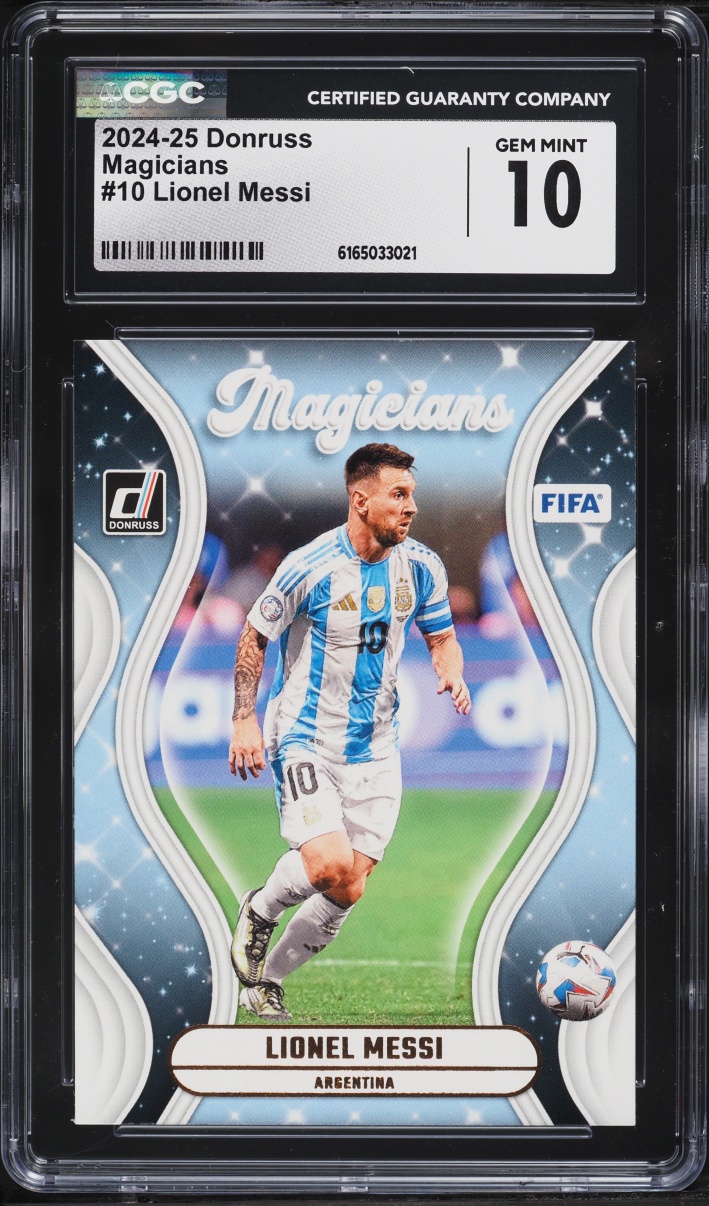 2024 Donruss Magicians Lionel Messi #10 CGC 10 GEM MINT