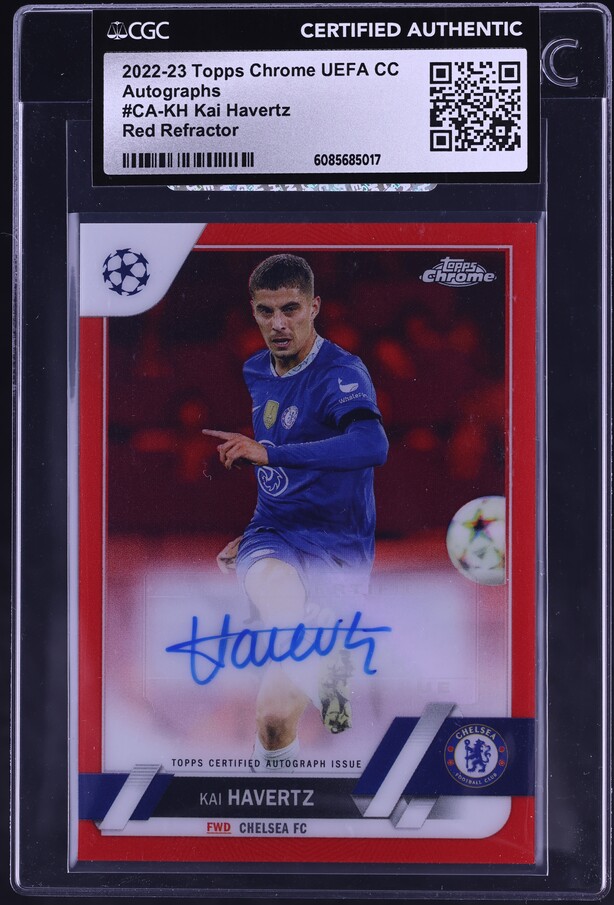 ティエリ アンリ Topps Chrome Refractor PSA 10 ティエリ アンリ